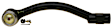 45A2546 Front or Rear, Passenger Side, Outer Tie Rod End, Gold Series