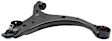 45D10444 Front, Passenger Side, Lower Control Arm, Steel, Professional Series