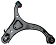 45D10444 Front, Passenger Side, Lower Control Arm, Steel, Professional Series