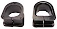 45G24075 Professional Series Steering Rack Bushing - Black, Thermoplastic, Direct Fit, Set of 2