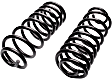 45H1137 Rear, Driver and Passenger Side Coil Springs, Set of 2 Professional Series