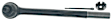 46A0421A Front or Rear, Driver or Passenger Side, Inner Tie Rod End, RWD, Advantage Series