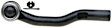 46A1023A Passenger Side, Outer Tie Rod End, Advantage Series