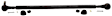 46B1125A Drag Link, Steel, Direct Fit, Sold Individually, Advantage Series