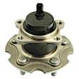 512372 Rear, Driver or Passenger Side Wheel Hub, 5 Lugs, Sensor Included, Gold Series