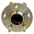 512446 Rear, Driver or Passenger Side Wheel Hub, 5 Lugs, Sensor Included, Gold Series