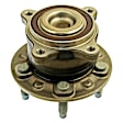 512446 Rear, Driver or Passenger Side Wheel Hub, 5 Lugs, Sensor Included, Gold Series