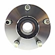 512518 Rear, Driver or Passenger Side Wheel Hub, 5 Lugs, Sensor Included, Gold Series