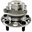 512544 Rear, Driver or Passenger Side Wheel Hub, 5 Lugs, Sensor Included, Gold Series