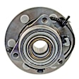 515096A Front, Driver or Passenger Side Wheel Hub, 6 Lugs, With Bearing, Sensor Included, Gold Series