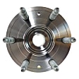 515160 Wheel Hub, 6 Lugs, Sensor Included,, Gold Series