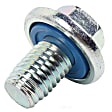 55577568 OE Replacement Series Oil Drain Plug - Silver, Steel, Direct Fit, Sold Individually