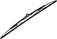 1979 Mercedes Benz 450SL - Front, Driver or Passenger Side This Is A 19 in. 9 X 3 Hook Conventional Wiper Blade, OE Design, Framed, Professional Series