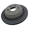 84309171 Rear, Driver or Passenger Side Brake Disc, Plain Surface, 6 Lugs, GM Original Equipment Series