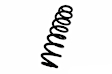 84312878 Rear Coil Springs, Sold individually Professional Series