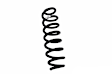 84312878 Rear Coil Springs, Sold individually Professional Series
