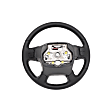 84483771 Steering Wheel - Black, Standard, Direct Fit, Sold Individually