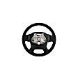 84483784 Steering Wheel - Black, Direct Fit, Sold Individually