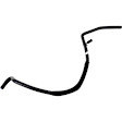 84493541 Coolant Reservoir Hose - Direct Fit, Sold Individually