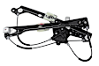 2017 GMC Acadia - Front, Driver Side Window Regulator