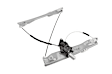 86818114 Front, Passenger Side Window Regulator, With Motor