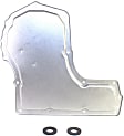 8685184 GM Original Equipment Series Transmission Pan - Natural, Steel, Stock Depth, Direct Fit, Sold individually