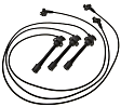 936R Professional Series Spark Plug Wire, Set of 3