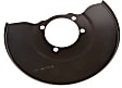 94775729 Front, Passenger Side Brake Dust Shields Black, Steel, GM Original Equipment Series