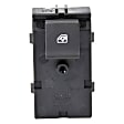 95407143 Front or Rear, Driver or Passenger Side Window Switch, Black