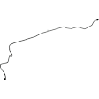 95474560 Front, Passenger Side Brake Line