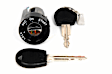 2008 Chevrolet Aveo5 - Ignition Lock Cylinder, EXCEPT PASSIVE THEFT DETERENT KEYLESS ENTRY(UA5); EXCEPT PASSIVE THEFT DETERENT KEYLESS ENTRY(UA5), STEP TWO SECURITY IMMOBILIZATION SYS(BAH); INCLUDES KEYS