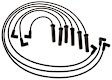1992 Oldsmobile Cutlass Supreme - Spark Plug Wire, Set of 6, Professional Series