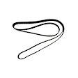 98025664 Serpentine Belt - Direct Fit, Sold Individually