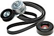 1999 Chevrolet K1500 - Serpentine Belt, 8 Cyl 5.7L, With A.C., With 100A., 105A. Alternator