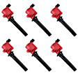 7805-1158J-06 Ignition Coil, Set of 6, High Performance Series