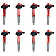 7805-1163J-08 Ignition Coil, Set of 8, 5.0L, 8Cyl, High Performance Series