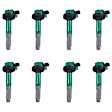 7805-1163L-08 Ignition Coil, Set of 8, 5.0L, 8Cyl, High Performance Series