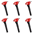 7805-1176J-06 Ignition Coil, Set of 6, High Performance Series