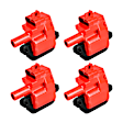 7805-1216J-04 Ignition Coil, Set of 4
