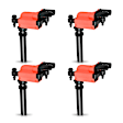 7805-1351J-04 Ignition Coil, Set of 4, 5.7L, 8Cyl