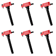 7805-1362J-06 Ignition Coil, Set of 6, High Performance Series