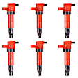 7805-2160J-06 Ignition Coil, Set of 6, High Performance Series