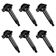 7805-3166-06 Ignition Coil, Set of 6, OE Series