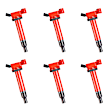7805-3177J-06 Ignition Coil, Set of 6, High Performance Series