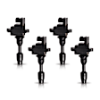 7805-3368-04 Ignition Coil, Set of 4, 4.1L, 8Cyl
