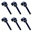 7805-3754-06 Ignition Coil, Set of 6, OE Series