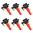 7805-3853-06 Ignition Coil, Set of 6, OE Series