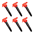 7805-6354-06 Ignition Coil, Set of 6, 3.6L, 6Cyl, OE Series