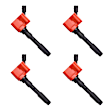 7805-6572J-04 Ignition Coil, Set of 4, High Performance Series