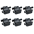 7805-9101-06 Ignition Coil, Set of 6, 4.0L, 6Cyl, OE Series
